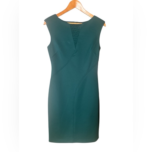 VINCE CAMUTO NWT Teal Sleeveless Midi Dress - Picture 4 of 10